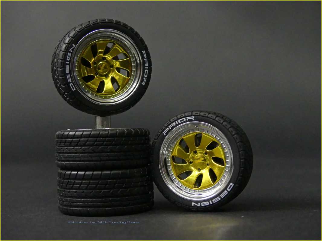 1:18 Porsche 911 964 Prior Design Rims Set